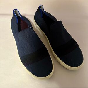Rothy's Navy Blue The Original Slip-On Sneaker Knit Loafers